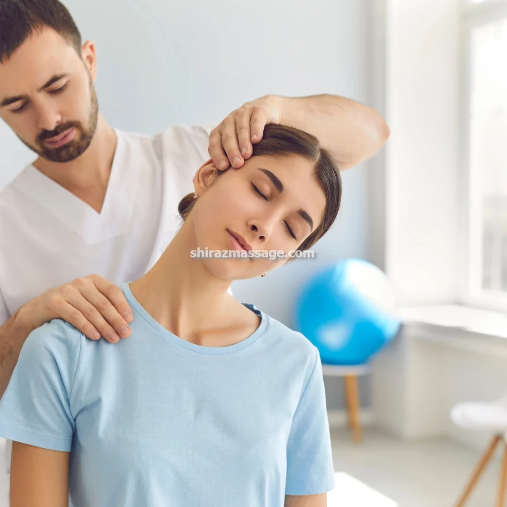 ماساژ کمر و گردن در منزل در شیراز
